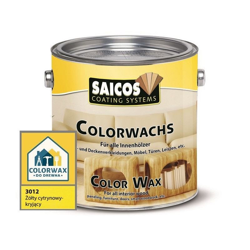 Saicos Colorwax 3012 Żółty